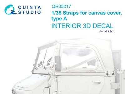 Cinturini Quinta Studio 1/35 per copertura tela, tipo A - Immagine 1 di 4