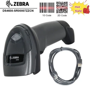 Zebra DS4608-SR00007ZZCN 1D 2D Handheld Barcode Scanner QR Wired USB Imager - Picture 1 of 12