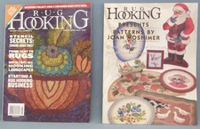 Rug Hooking Pattern And Magazine March 2007 Joan Moshimer 8 Patterns Designs 