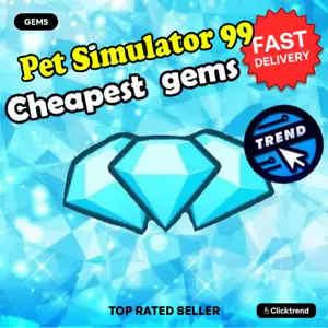 💎CHEAPER GEMS💎GEMS Pet Simulator 99 | ROBLOX | Pet Sim 99 | PS99 - Picture 1 of 9