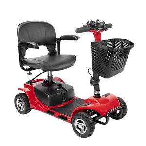 4 Wheels Mobility Scooter Power Folding Travel Wheelchair Scooter W/ Swivel Seat - Picture 1 of 17