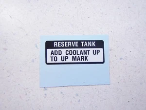 Honda FL 400R FL400R FL400 400 Pilot Coolant Reserve Tank Decal Mark Sticker - Bild 1 von 3