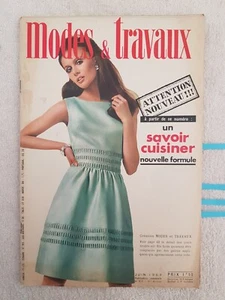 MODES ET TRAVAUX N°822 06/1969 Mode Couture Tricot Poupée Loisirs créatifs - Picture 1 of 6