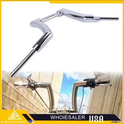 Manillar de suspensión de mono cromado de 12" de elevación de 2" para Harley Softail Slim Sportster Dyna Foto 1 de 4