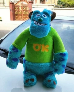 Large Disney Pixar Monster Inc University Sulley Sully OK Stuffed Plush Toy - Picture 1 of 3