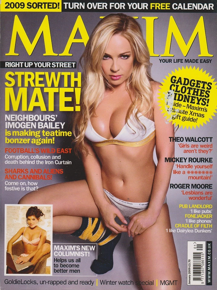 maxim magazine january 2009 imogen bailey - Image 1 of 1