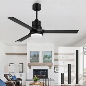 Biukis indoor outdoor Ceiling Fans + Lights, Remote, 3 blade Ceiling Fan, Remote
