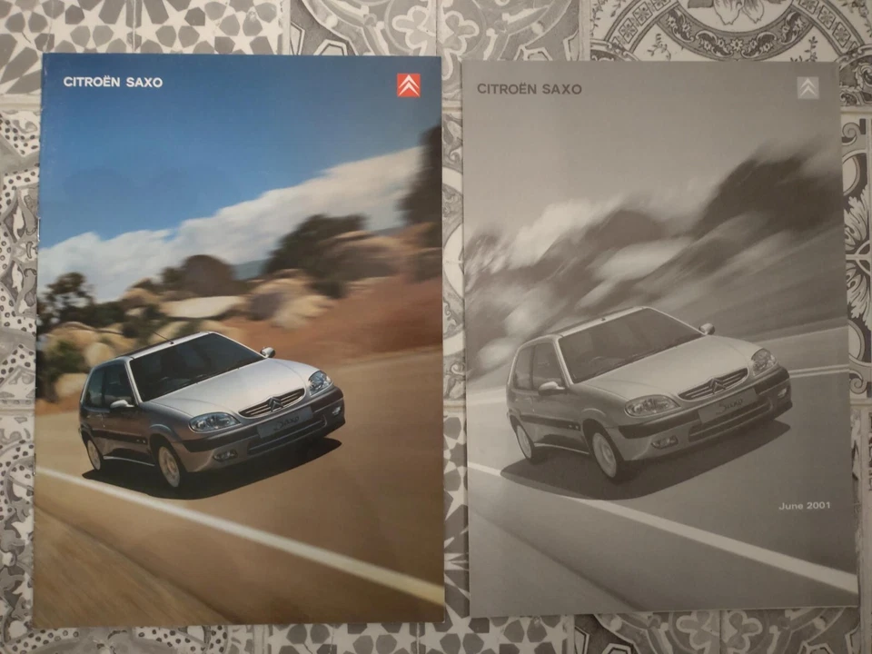 Citroen Saxo 1.1 1.4 1.6 1.5 First Forte Desire Furio VTR VTS Brochure 2000-2001 - Image 1 of 1