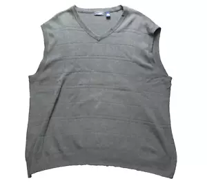 Saddlebred Vest Adult 2XLT Tall Man V-Neck Sleeveless Golf Sweater Pullover Mens - Picture 1 of 6