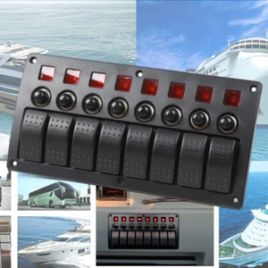 3in1 Schalttafel Sicherung Schalter Schaltpanel F��r Marine Auto Boot DC 12V/24V - Bild 1 von 17