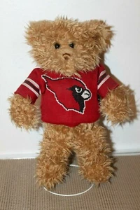 Roxbury 4.0 Arizona Cardinals 14" Fuzzy Bear with Wire Stand Rare Vintage - Picture 1 of 11