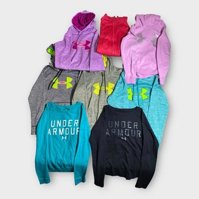 Under Armour Sweatshirt Lot Women's Size Small Long Sleeve Pullover Bundle Set S - Image 1 of 4