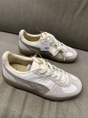 NEW Women’s Puma Palermo Warm White Chocolate Chip Sneakers, Size 7 - Image 1 of 4