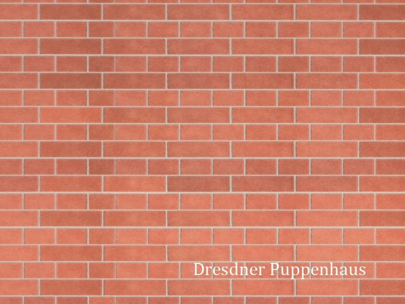 STREETS AHEAD DOLLSHOUSE Rote Ziegeltapete, Puppenhaus Puppenstube 1:12