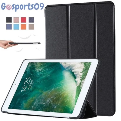 Slim Silicone Case For iPad 5th 6th 7th 8th 9th Generation Foldable Stand Cover - Image 1 of 4