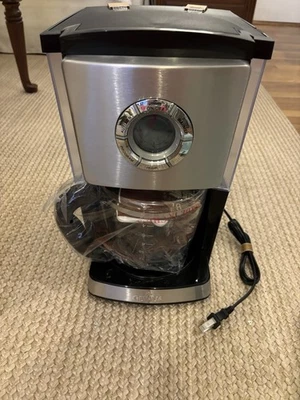 Gevalia Black 12 Cup Programmable Coffe Maker CM650 New In Open Box - Image 1 of 4