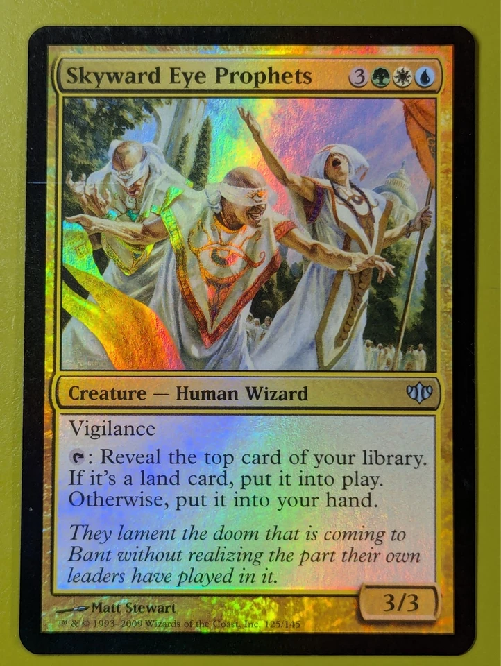 FOIL Skyward Eye Prophets x1 Conflux 1x Magic the Gathering MTG - Image 1 of 1