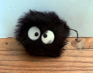My Neighbor Totoro Hanging Soot Sprite Plush 2.75" Bandai Studio Ghibli Rare - Picture 1 of 1