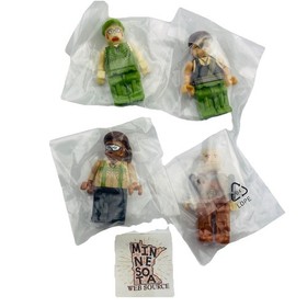 4 NEW Knex Men Mini Figures - K'nex Rare Mini Figures