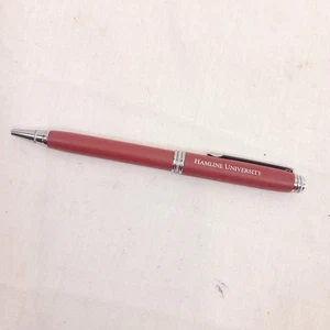 Bolígrafo Hamline University metal tinta negra publicidad promoción - Imagen 1 de 2