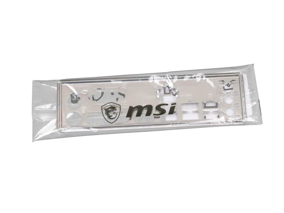 MSI B365M PRO-VDH original I/O Blende silber - Bild 1 von 1