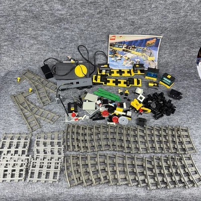 Lote Tren Eléctrico LEGO 9V De Colección - Pista, Varios Tren, Minifiguras - Set 7559 Foto 1 de 4