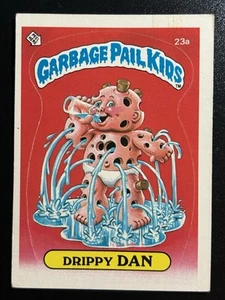 1985 Topps Garbage Pail Kids GPK Card First Series 1 OS1 Matte 23a Drippy Dan - Picture 1 of 7
