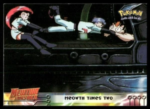 Meowth Times Two #23 Pokemon 1999 Topps Movie LP - Picture 1 of 2