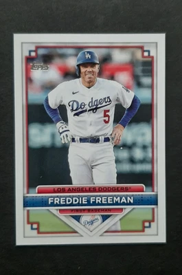 Freddie Freeman Los Angeles Dodgers 2023 Topps Flagship Collection 72 - Image 1 of 2