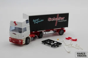 AWM MAN F2000 1-axle trailer "Schäfer Transport" 1:87 /AW3131 - Picture 1 of 1
