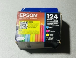 Genius Epson 124 Tinten-Kombipack schwarz & mehrfarbig Ablaufdatum 2027 - Bild 1 von 3