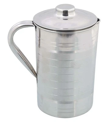 Stainless Steel Pitcher Water Jug with Lid -2Ltr free shipping - Image 1 of 4