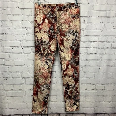 The Platinum Jeggings de Chico's para mujer talla 0R multicolor otoño floral elástico Foto 1 de 4