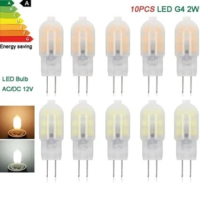 10pcs G4 LED bulbs 2W Capsule lights SMD chips COB lamp Replace halogen AC DC12V - Picture 1 of 14