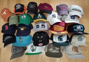 Vintage Hat/Cap Lot Of 25 Snapback And Strapback Sports And Everyday Hats, 25 - Picture 1 of 14