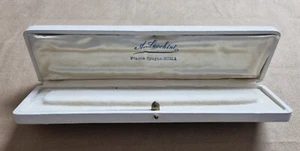 A. Lacchini Roma Vintage Elfenbein Leder Halskette Box 60-1970er Jahre guter Zustand - Bild 1 von 13