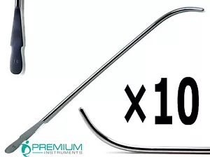 10 Pcs Surgical OB/GYN No. 16 FR Van Buren Sound Urethral Curved Instruments - Picture 1 of 5