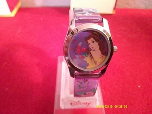 Disney SII Belle Beauty Watch Mint in Box Red Stars Silicone Band MU0811 - Picture 1 of 5