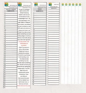 Más de 48 registros de bisonte de geocaching micro y nano rite bajo la lluvia - geocaché - notas de caché - Imagen 1 de 2