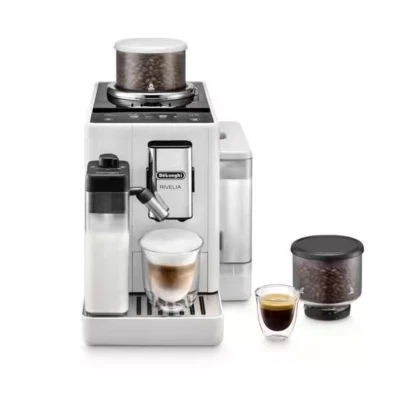 De'Longhi Rivelia Coffee Machine EXAM440.55.W - T2 Factory second - image 1 of 2