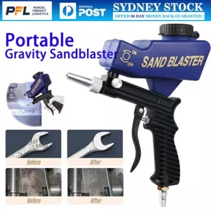 Sand Blaster Gun Portable Pneumatic Air Sandblasting Tool Handheld Spray AU - Picture 1 of 11