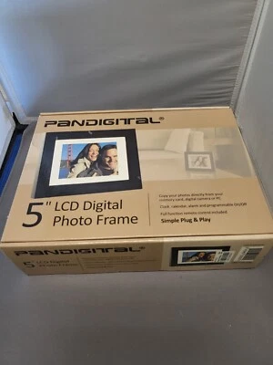 Pandigital  5-Inch Digital Picture Frame - Black PAN5000W02 - Image 1 of 2