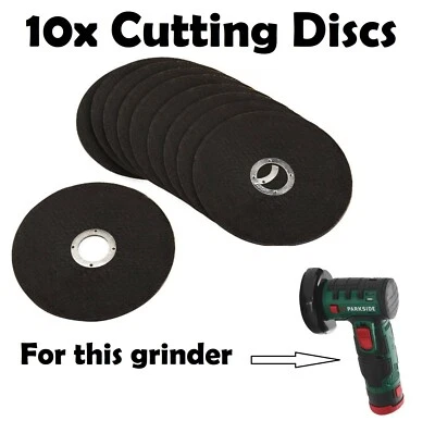 10x Replacement Discs for Lidl Parkside 12v Cordless Battery Grinder Disk
