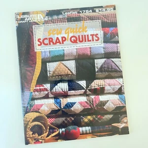 Sew Quick SCRAP QUILTS LEISURE ARTS #1754 Vintage Quilting Book 1997 - Imagen 1 de 8