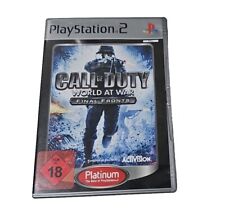 Call Of Duty World At War Final Fronts PS2 PlayStation 2 mit OVP PAL