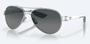 Costa Del Mar Loreto Palladium/Grauverlauf polarisiertes Glas 580G - BRANDNEU - Bild 1 von 5