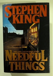 Stephen King Needful Things 1st Edition Vintage Hardcover Book Horror 1991 - Picture 1 of 12