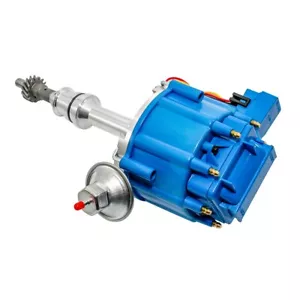Ford 351C 351M 400 429 460 HEI Distributor 65,000 KV Coil 7500 RPM Module Blue - Picture 1 of 3