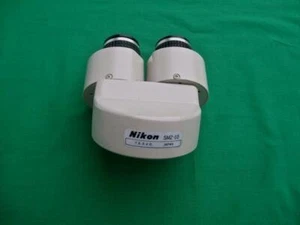 NIKON MICROSCOPE STEREOZOOM BINOCULAR HEAD SMZ-10   HEAD ONLY - Picture 1 of 7