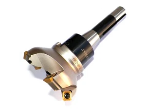 3.15" Face Shell Mill Cutter 45 Degree 5 Flutes R8 Face Milling Cutter W Inserts - Picture 1 of 4